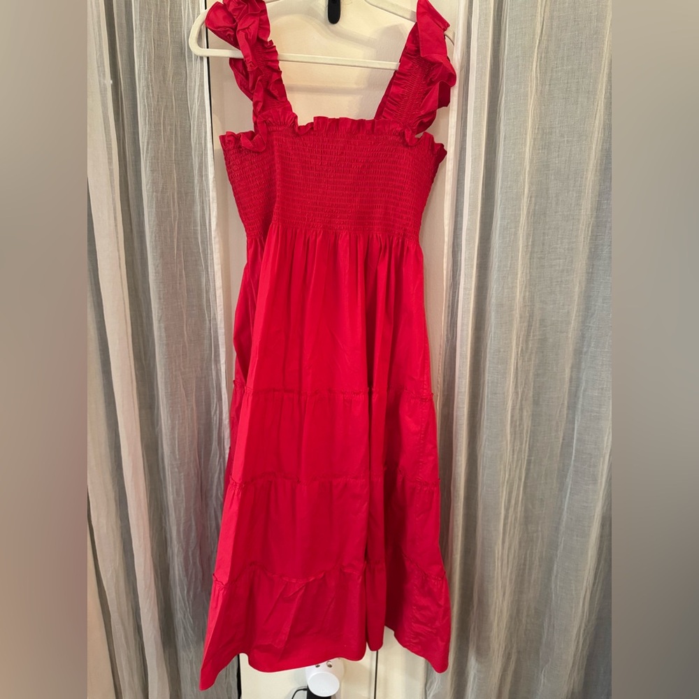Hill House |Ellie Nap Dress In Red Size: med EUC